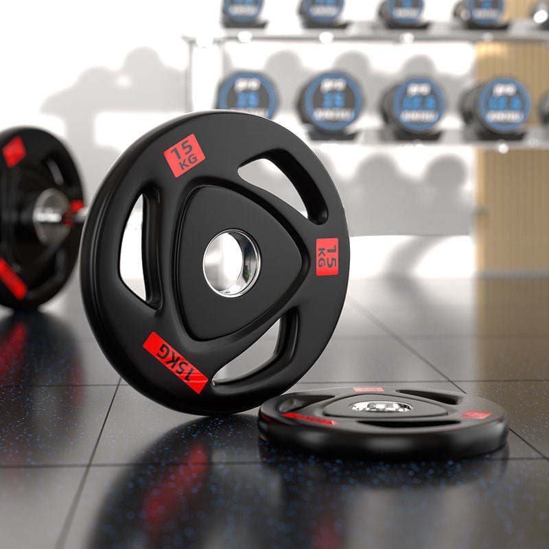 Rubber Weight Plates Gym Cast Iron Weight Plate with Grip Hole